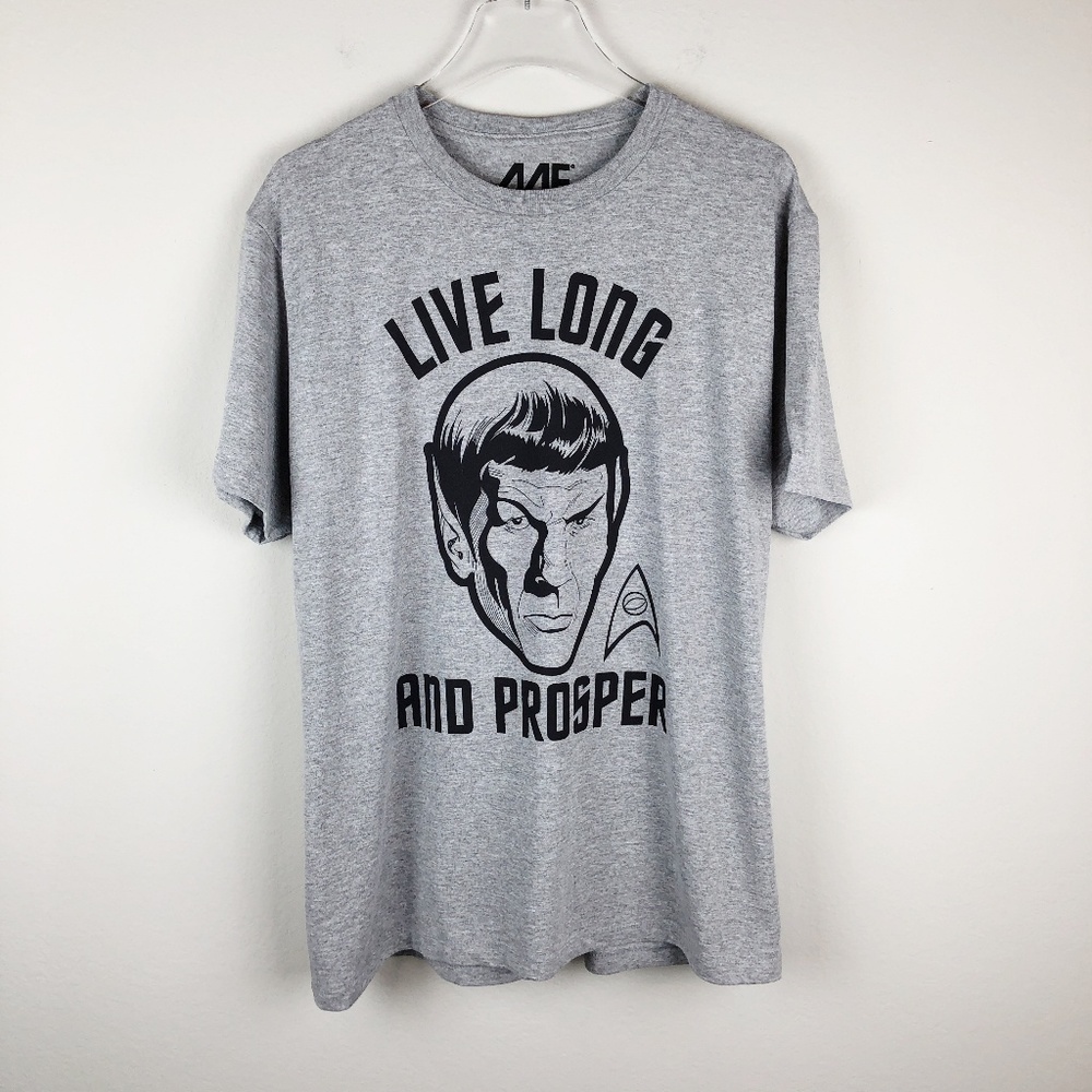 NWOT "Live Long & Prosper" Star Trek Spock Tee (L)